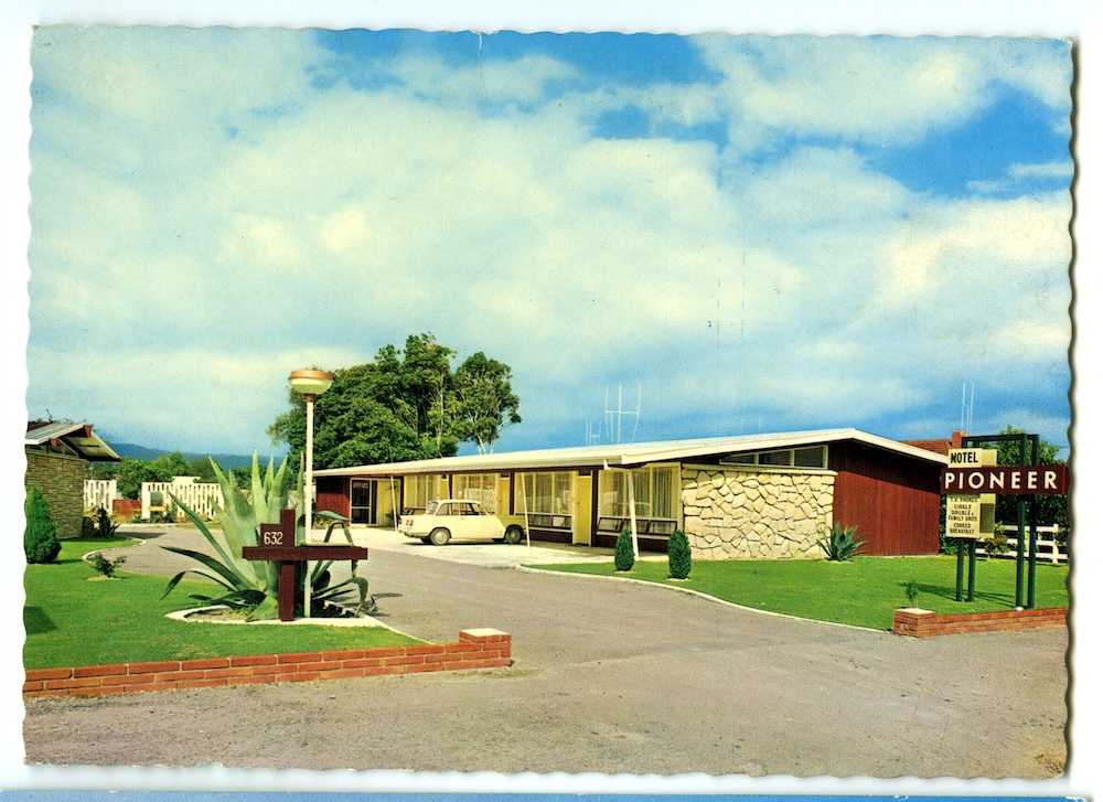 Fig. 6: Pioneer Motel, Pioneer Highway, Palmerston North, Bascands Ltd., Christchurch