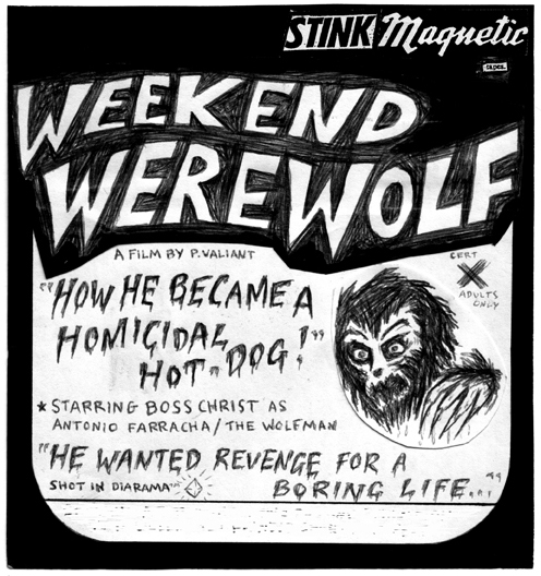 Weekend Werewolf advertisement. 122 x 135mm. 2003