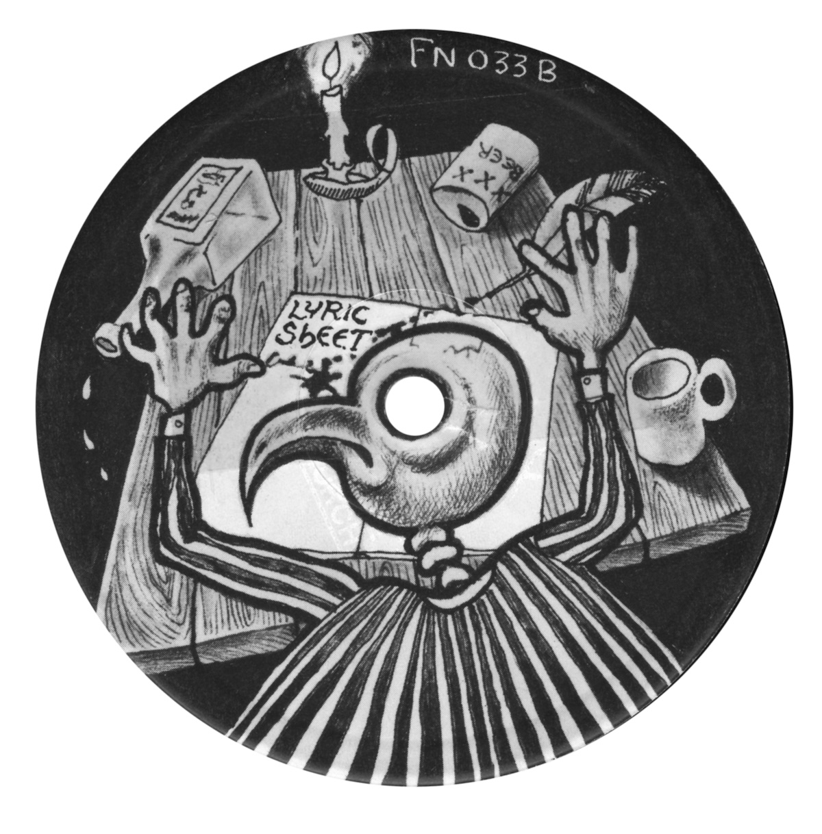 Exploding Budgies The Grotesque Singers EP, 1985 (FN033)