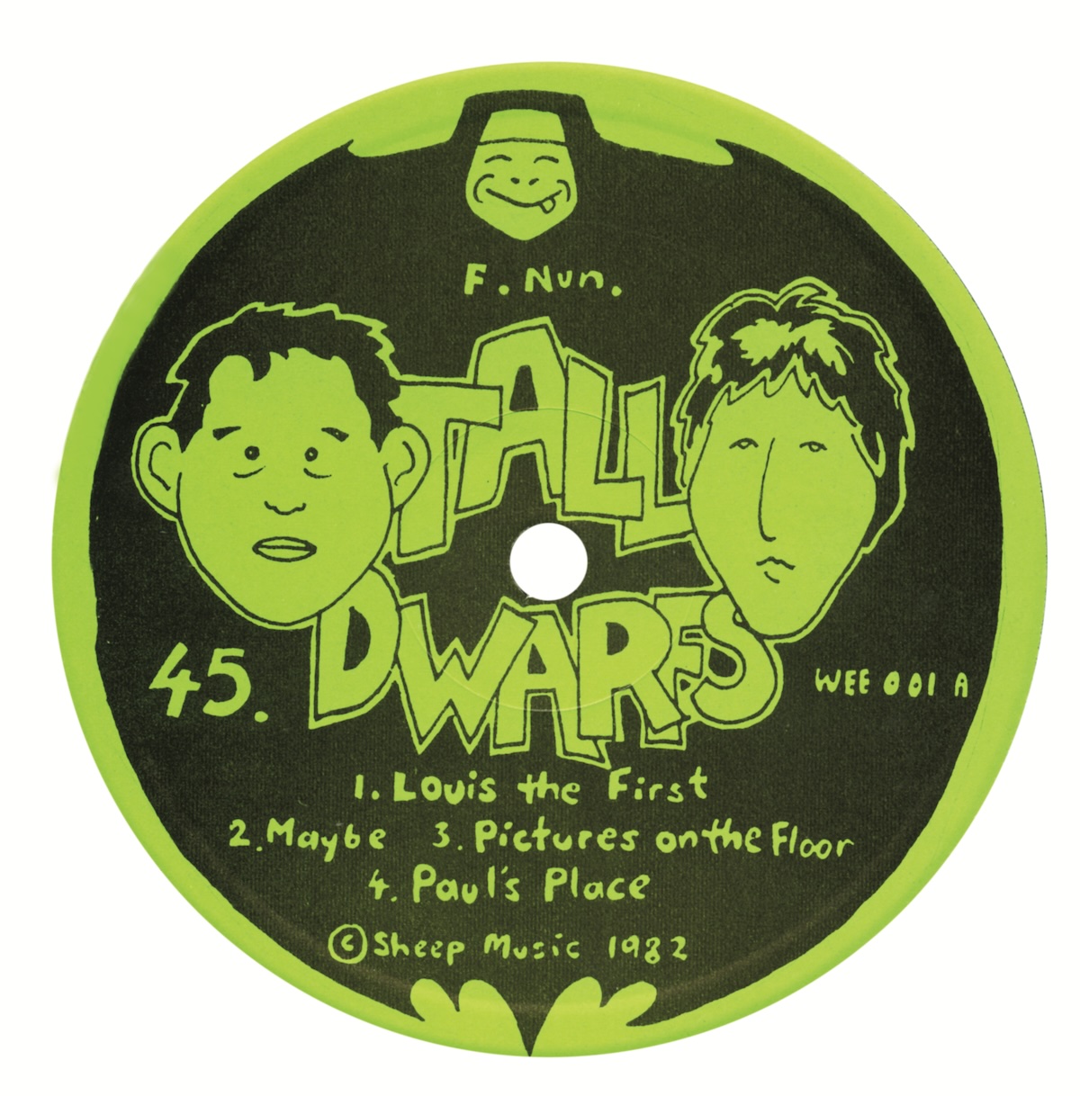 Tall Dwarfs Louis Likes His Daily Dip EP, 1982 (WEE001)