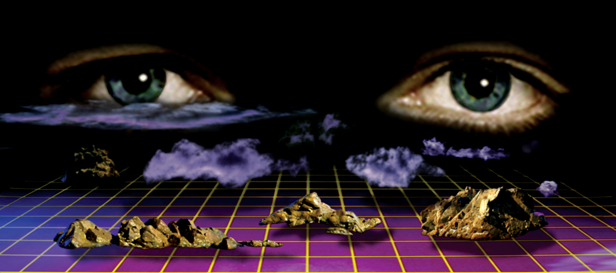 Cyberspace. 2005. Louise Clifton. Digital montage (Inside spread for Luke Buda’s album Special Surprise)